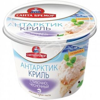 Паста из морепродуктов "Санта Бремор" Антарктик Криль сливочно-чесночный 150г