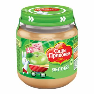 Пюре "Сады придонья" яблоко с 4 месяцев 120г