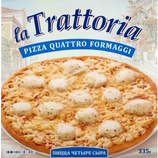 Пицца "la Trattoria" четыре сыра 335г