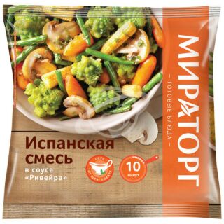 Испанская смесь "Мираторг" в соусе "Ривейра" 400г