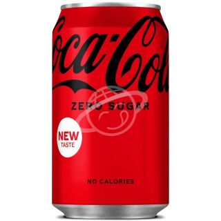 Напиток газированный "Coca-Cola ZERO" ж/б 0,33л