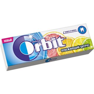 Жевательная резинка "Orbit" освежающий цитрус 13,6г