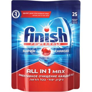 Таблетки для посудомоечных машин "Finish" 25шт