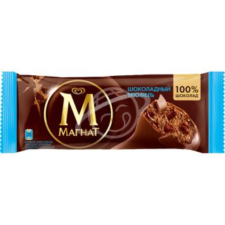 Мороженое эскимо "Магнат" сливочное шоколадный трюфель с шоколадным бисквитом 72г БЗМЖ