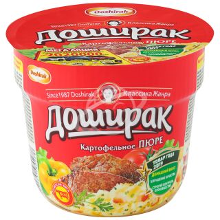 Картофельное пюре быстрого приготовления "Доширак" 40г со вкусом мяса